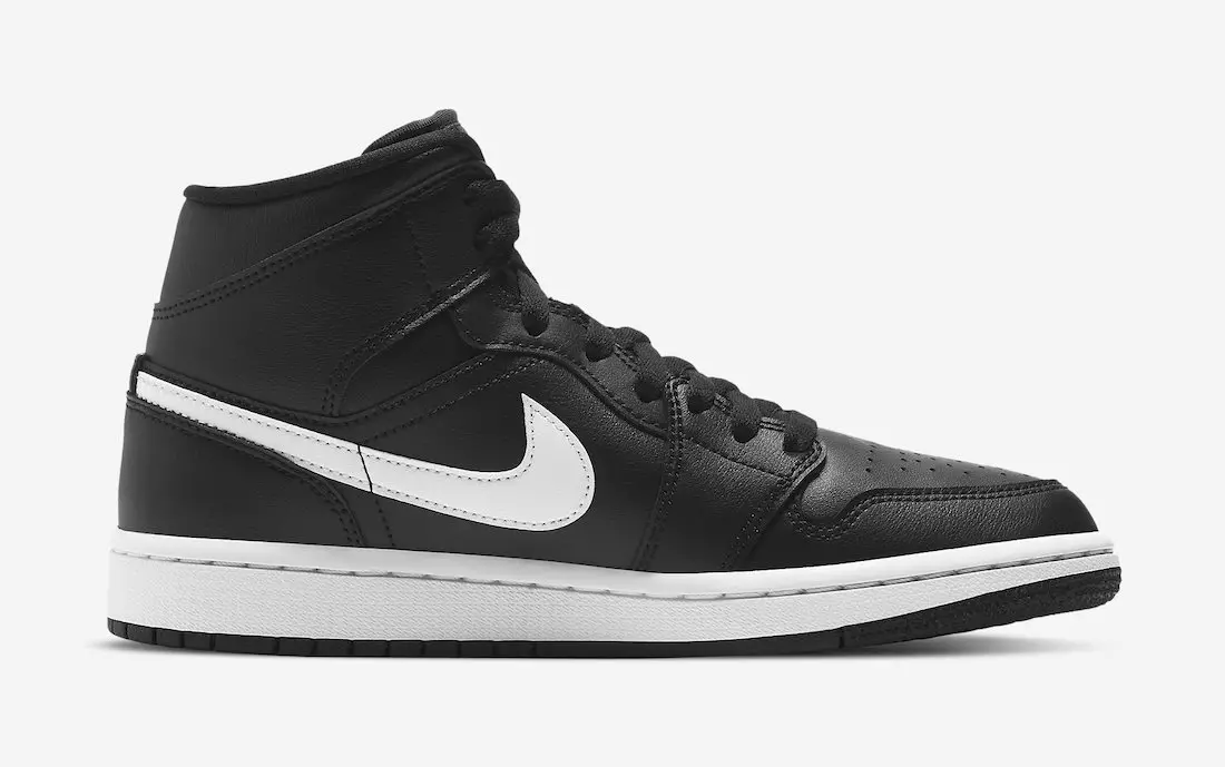 Air Jordan 1 Mid WMNS Black White BQ6472-011 Data premiery