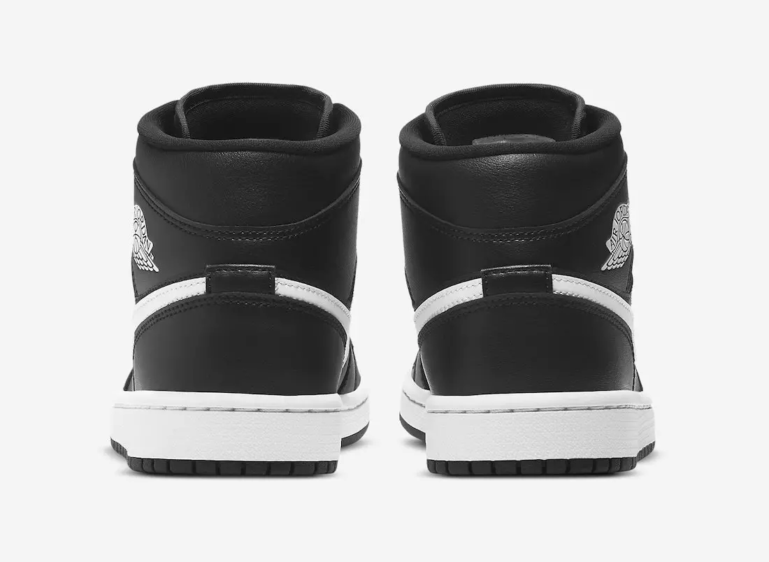 Air Jordan 1 Mid WMNS Black White BQ6472-011 Utgivelsesdato