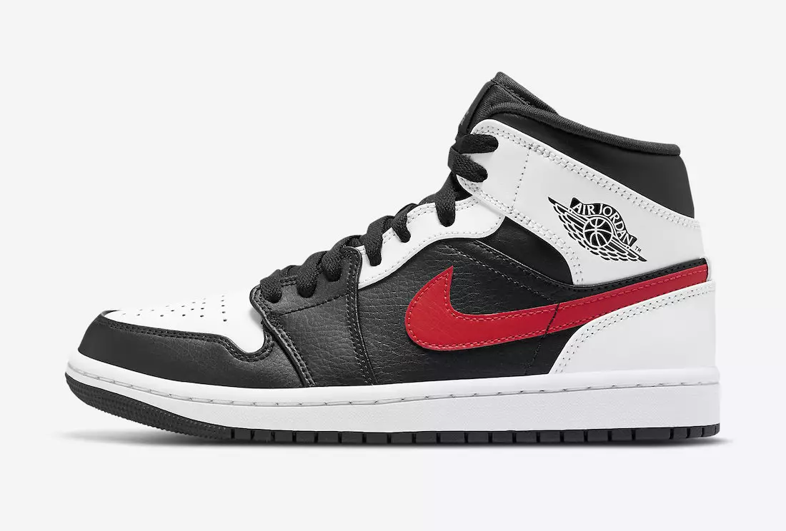 Air Jordan 1 Mid Czarny Chile Czerwony Biały 554724-075 Data premiery