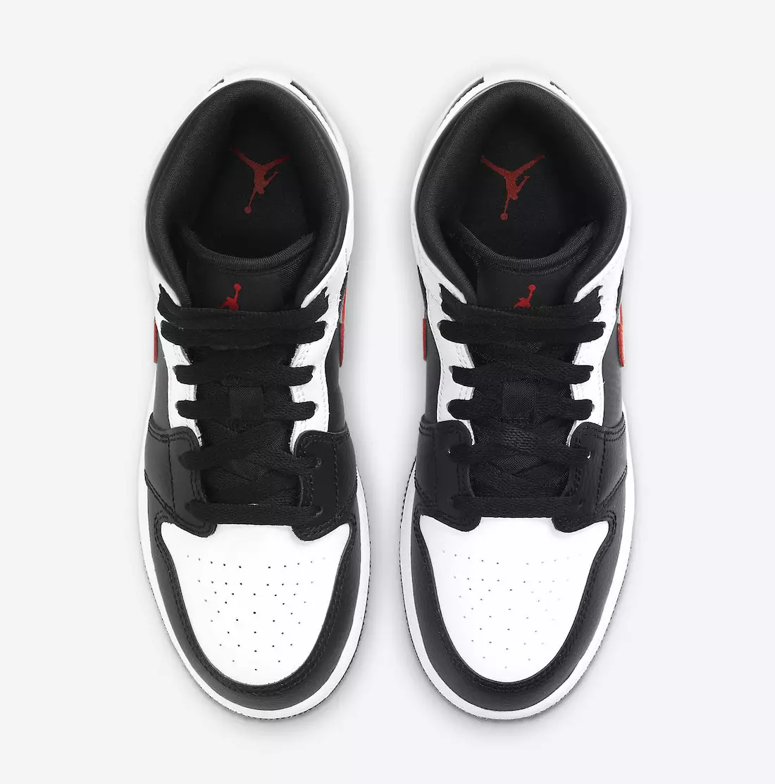 Air Jordan 1 Mid GS Black White Red 554725-075 Datum izdaje