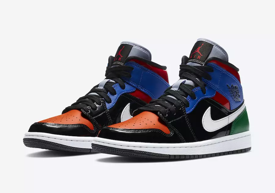 Air Jordan 1 Mid SE WMNS Multi Patent CV5276-001 Data tar-Rilaxx