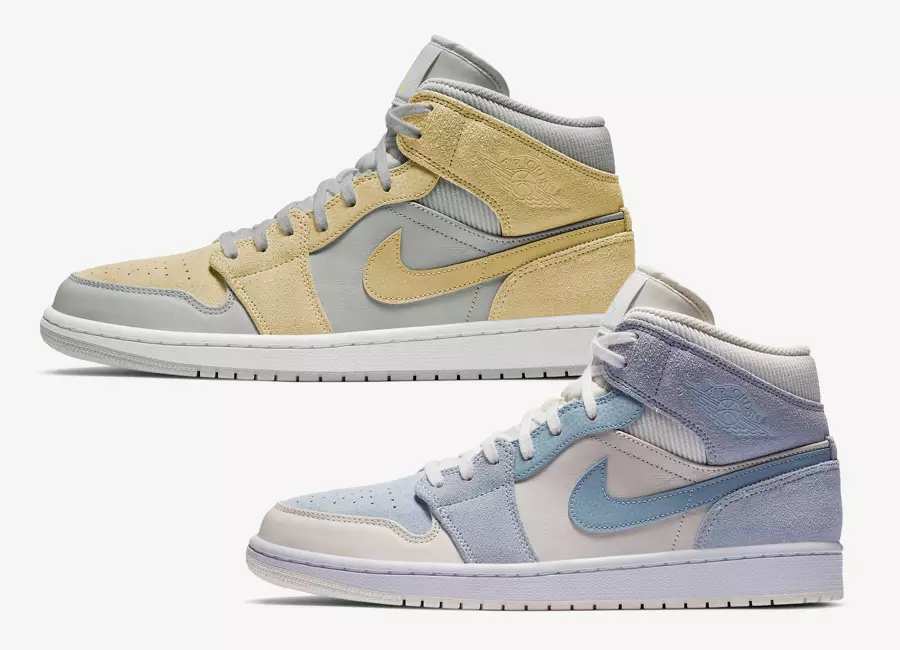 Nove Air Jordan 1 Mids presvučene miješanim materijalima