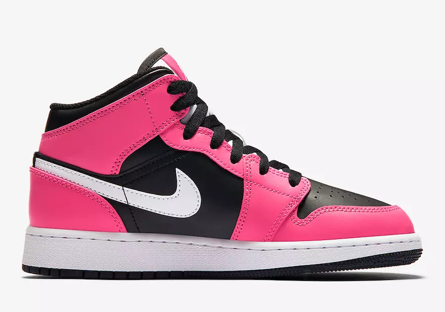 Air Jordan 1 Mid GS Pinksicle 555112-002 Útgáfudagur