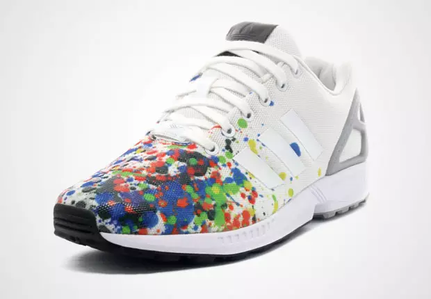 adidas ZX Flux 飛び散ったつま先