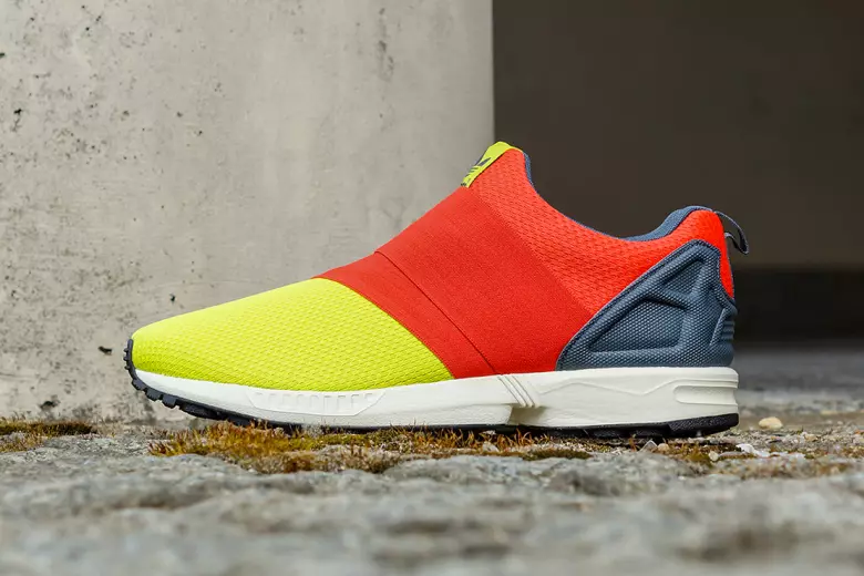 Adidas ZX Flux Slip On Solar Yellow Red