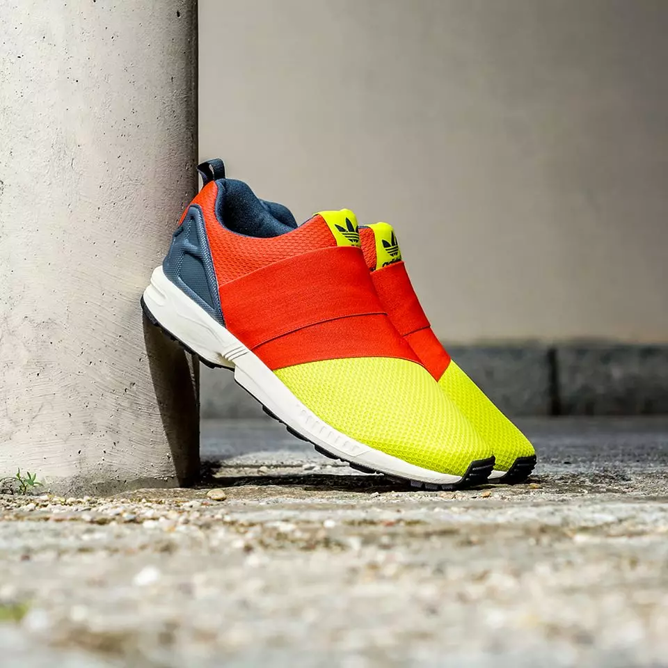 adidas ZX Flux Slip On Solar Jaune Rouge