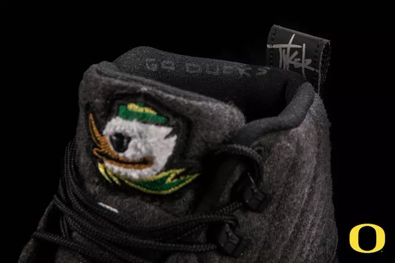 Шерстяные кроссовки Air Jordan 12 Oregon Ducks