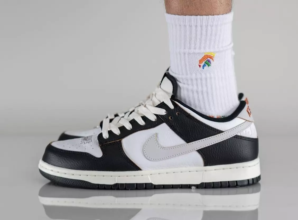 HUF Nike SB Dunk Low San Francisco FD8775-001 תאריך יציאה על הרגליים