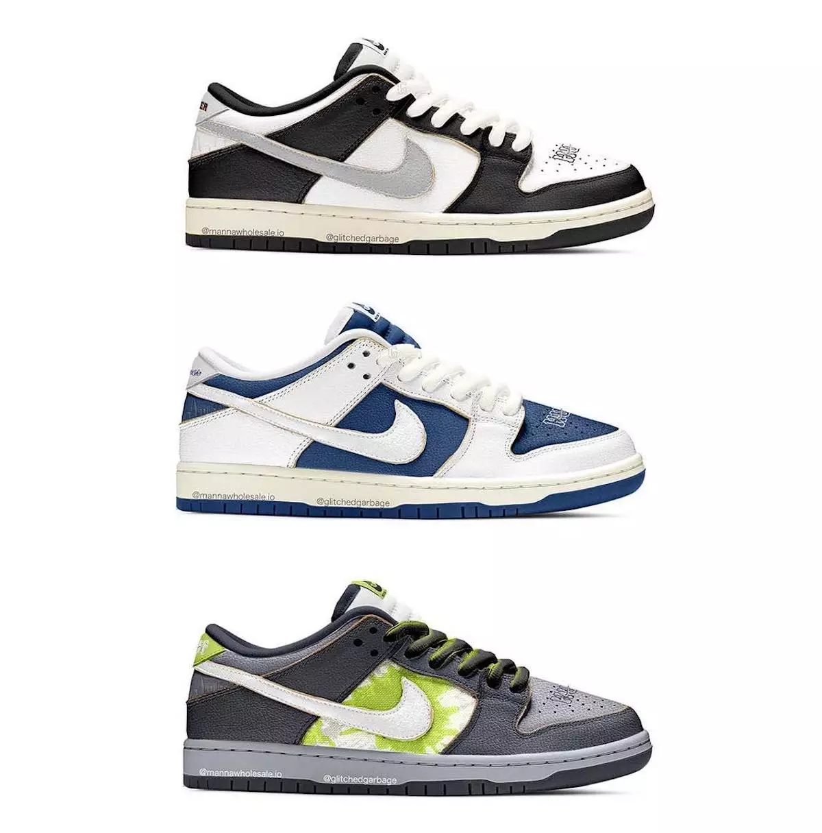 HUF Nike SB Dunk Low City პაკეტი