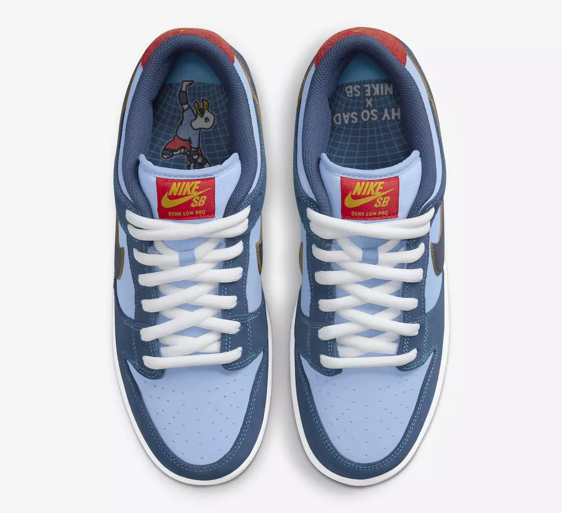 Чаму так сумна Nike SB Dunk Low DX5549-400 Дата выпуску