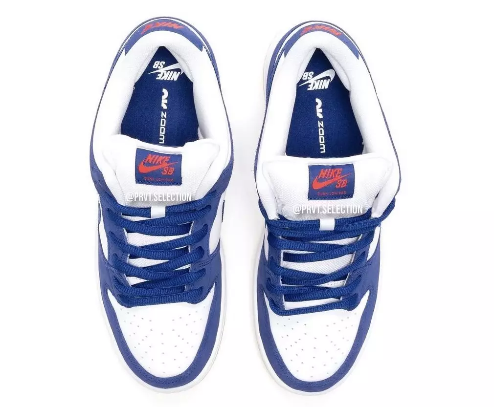 Санаи нашри Nike SB Dunk Low LA Dodgers DO9395-400