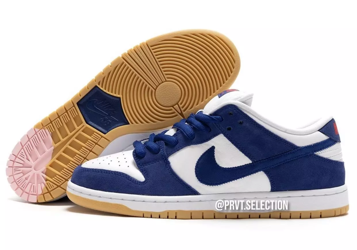 Date de sortie de la Nike SB Dunk Low LA Dodgers DO9395-400