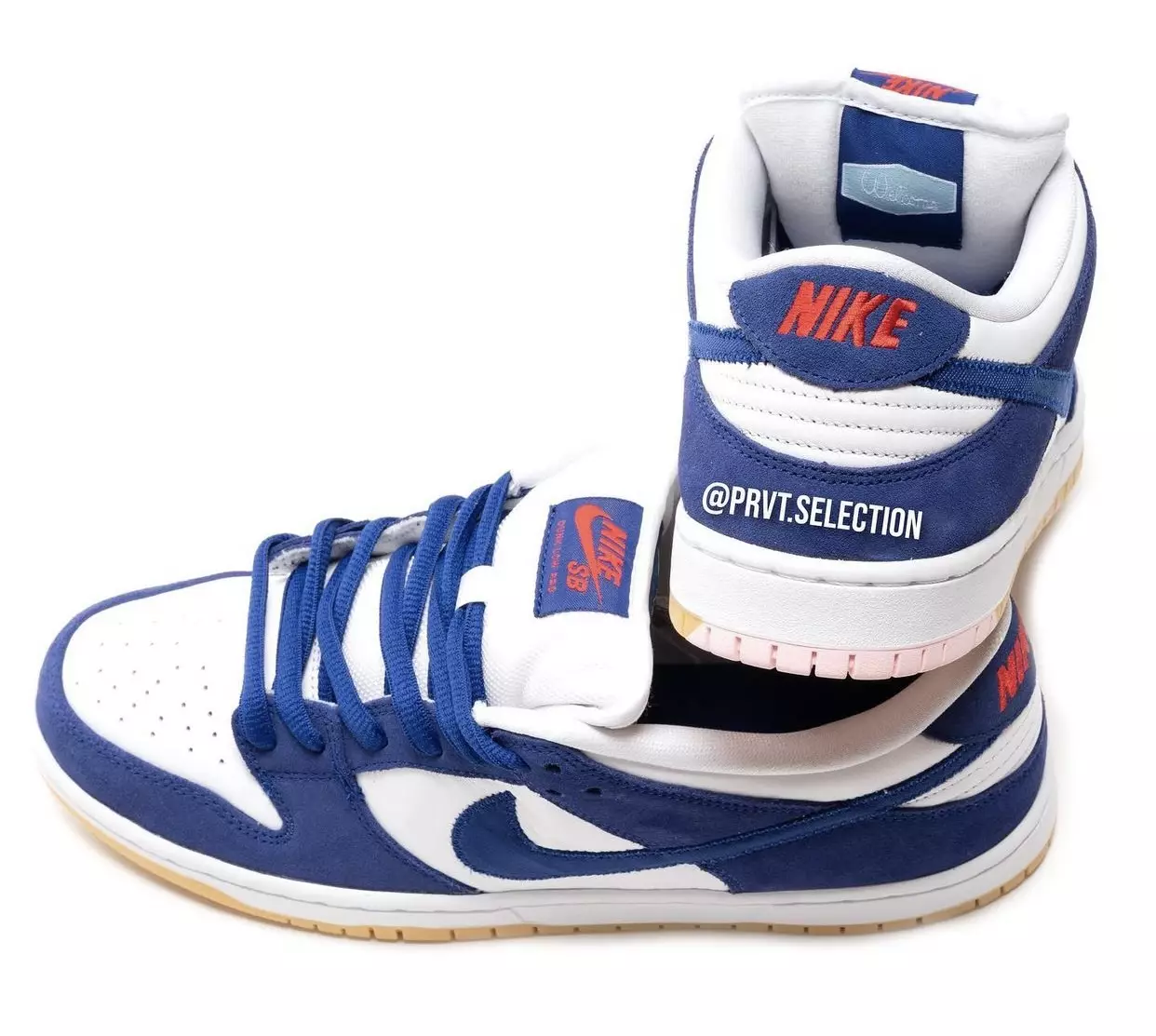 Nike SB Dunk Low LA Dodgers DO9395-400 מעלדונג טאָג