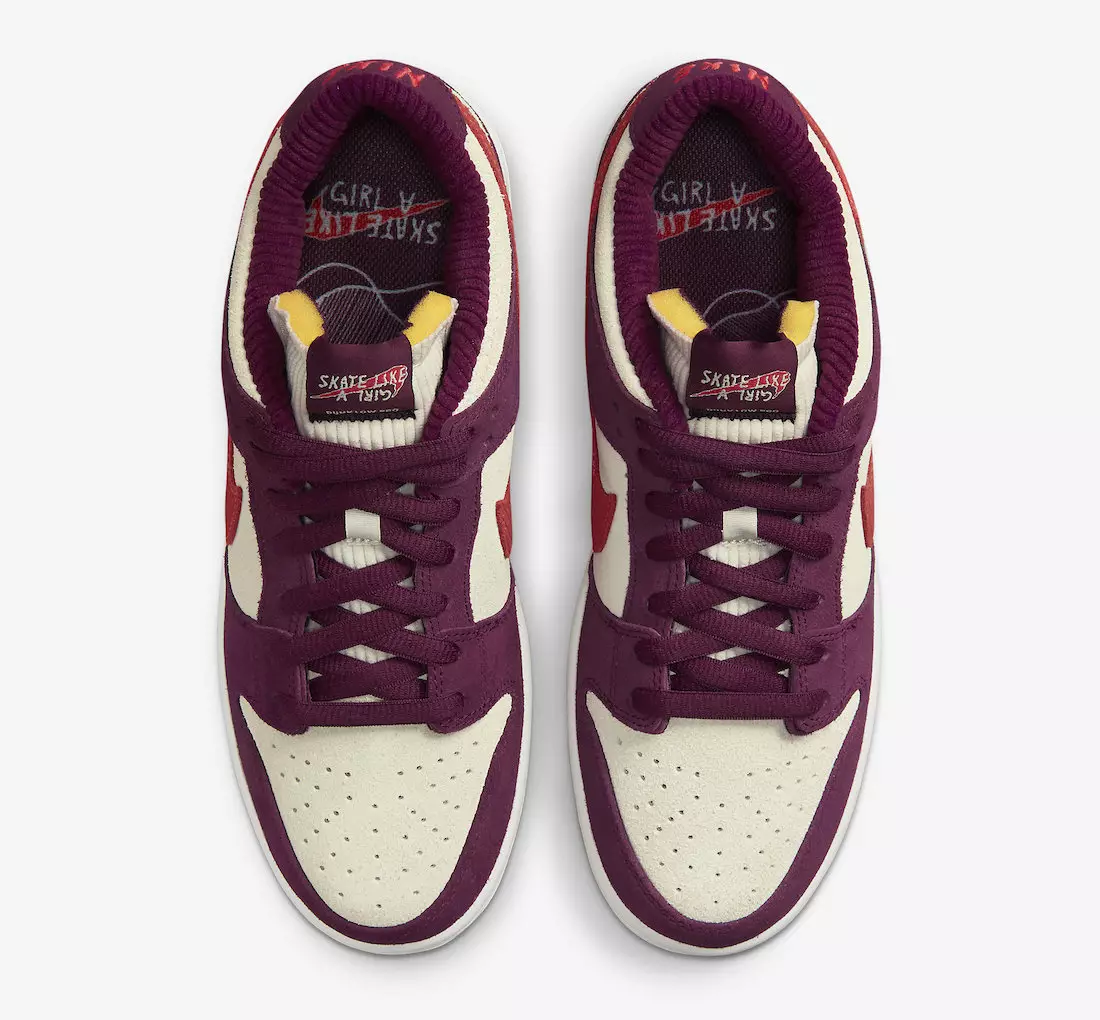 تزلج مثل فتاة نايكي SB Dunk Low DX4589-600 تاريخ الإصدار