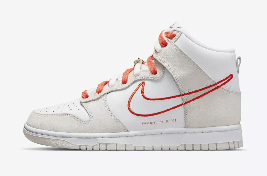 Nike Dunk High First Use White Orange DH6758-100 Datum izdaje