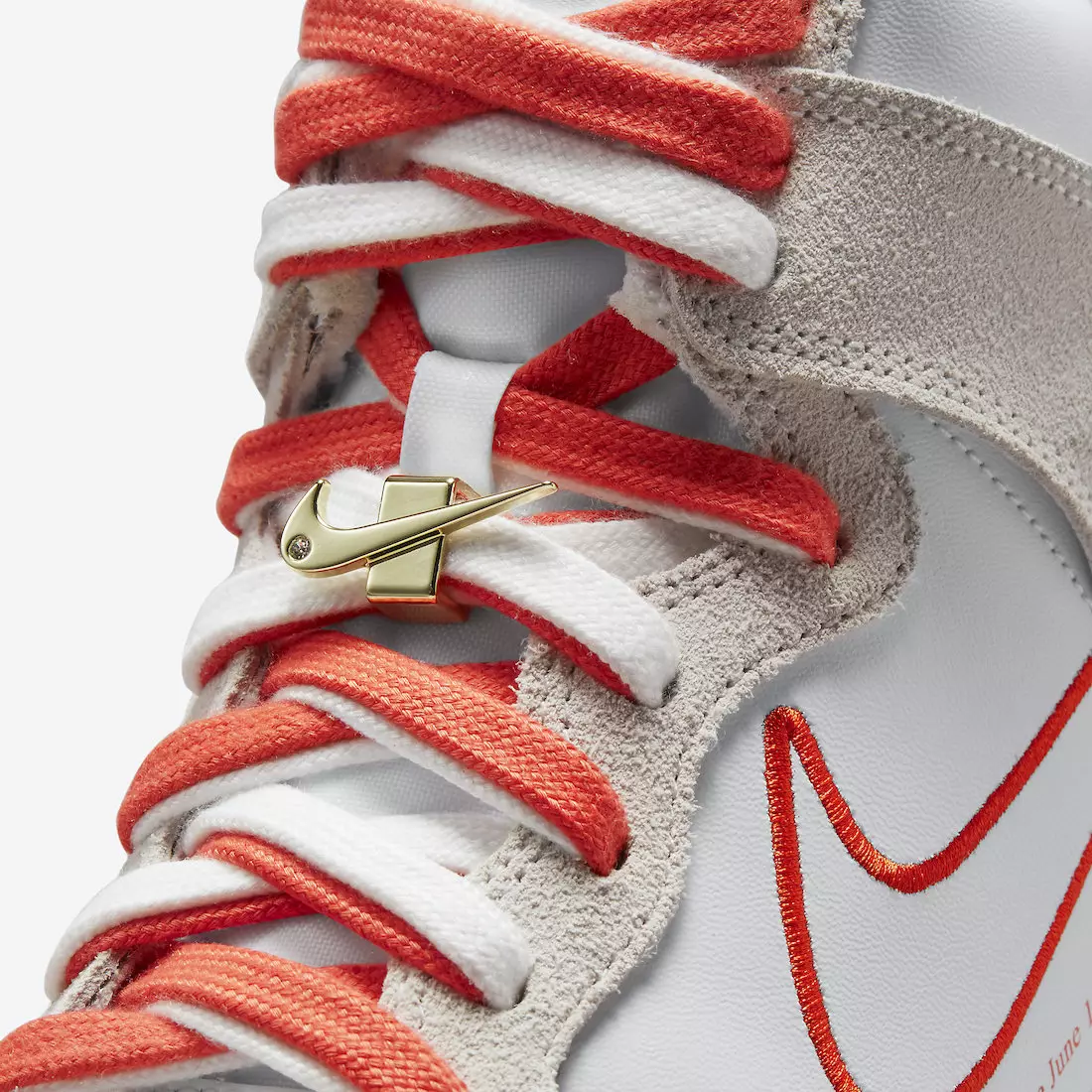 Nike Dunk High Esmakordselt valge oranž DH6758-100 väljalaskekuupäev