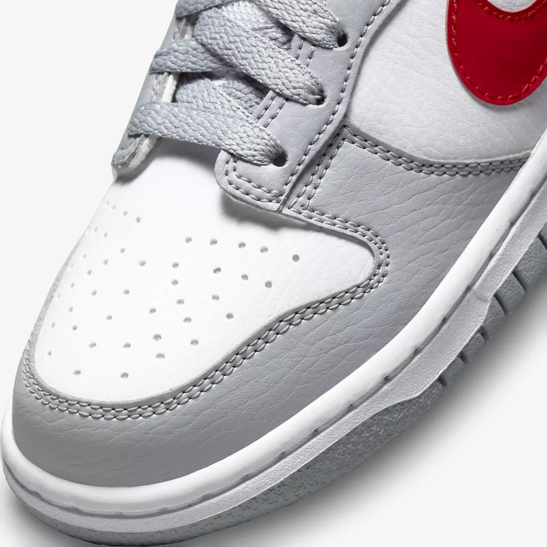 Nike Dunk Low GS Ақ сұр қызыл DV7149-001 Шығарылған күні