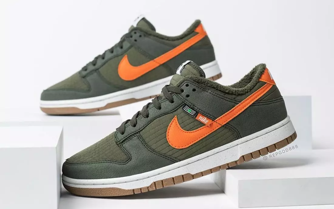 Nike Dunk Low Toasty Sequoia Orange Medium Olive Sail DD3358-300 Чыгарылган күнү