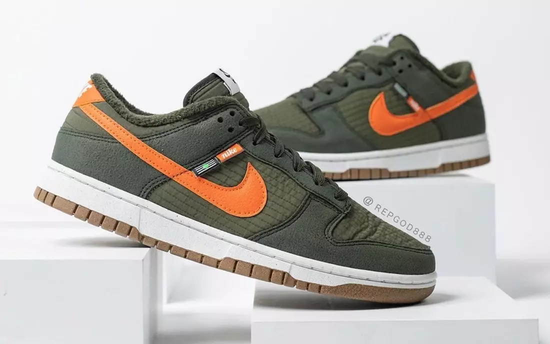 Nike Dunk Low Toasty Sequoia Orange Medium Olive Sail DD3358-300 Ngày phát hành