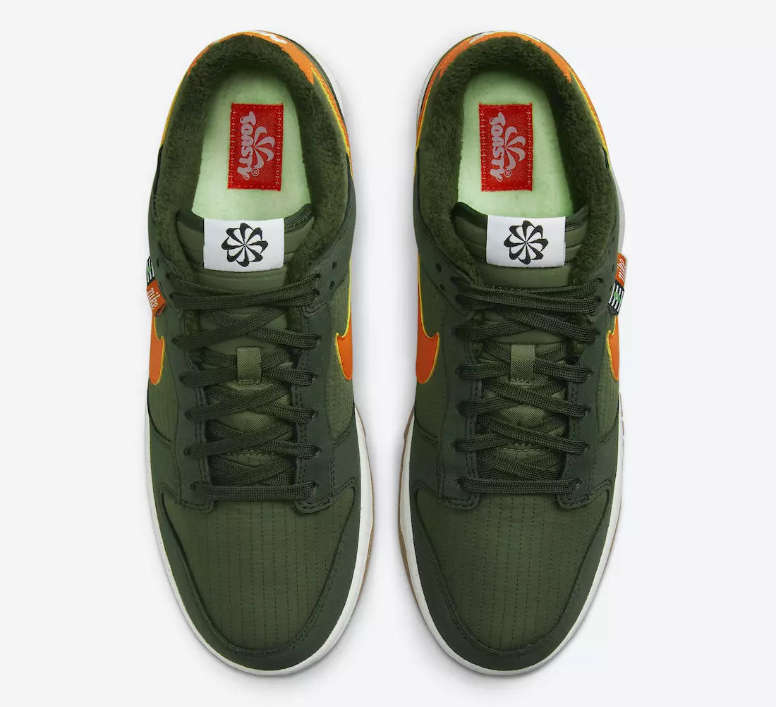 Nike Dunk Low Toasty Sequoia DD3358-300 Buraxılış Tarixi Qiyməti