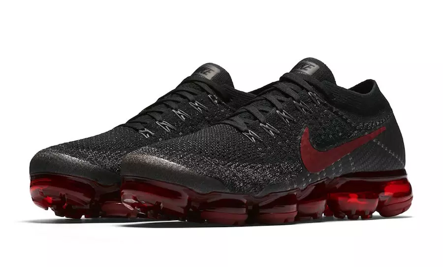 Nike Air VaporMax Bred שחור אדום