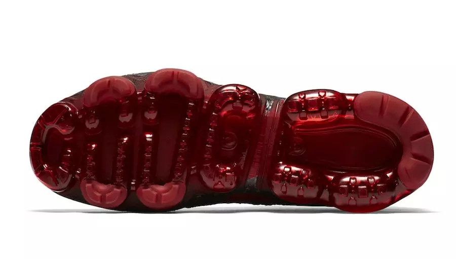 Nike Air VaporMax Bred Hitam Merah