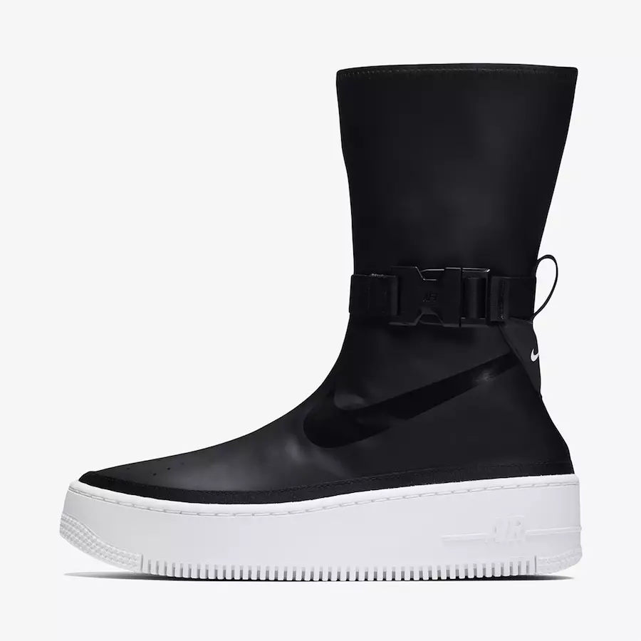 Nike AF1 Sage Hi Black White AQ2771-001 Tarikh Tayangan