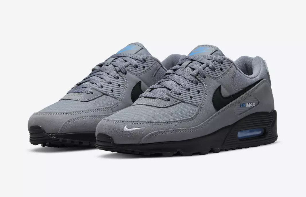 Nike Air Max 90 Szary Niebieski Czarny DO6706-002 Data premiery