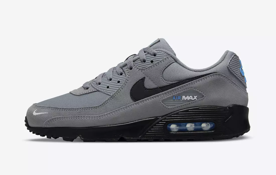 Nike Air Max 90 Серый Синий Черный DO6706-002 Дата выпуска