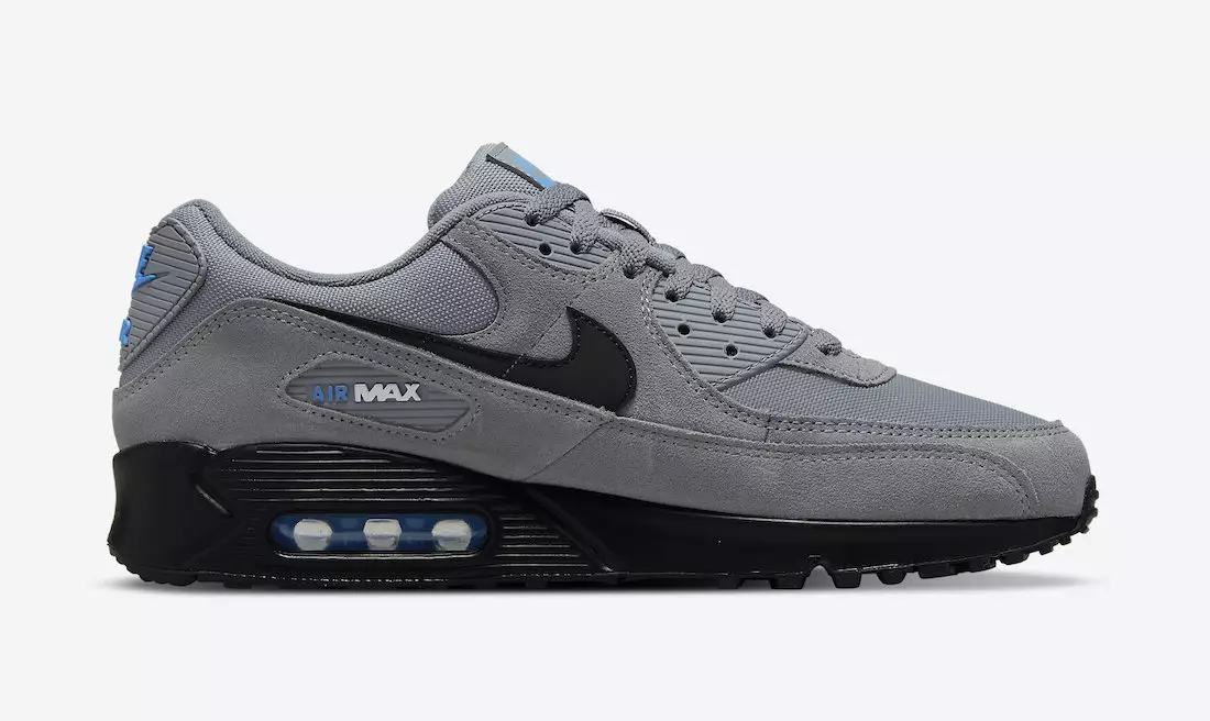 Nike Air Max 90 Gris Bleu Noir DO6706-002 Date de sortie