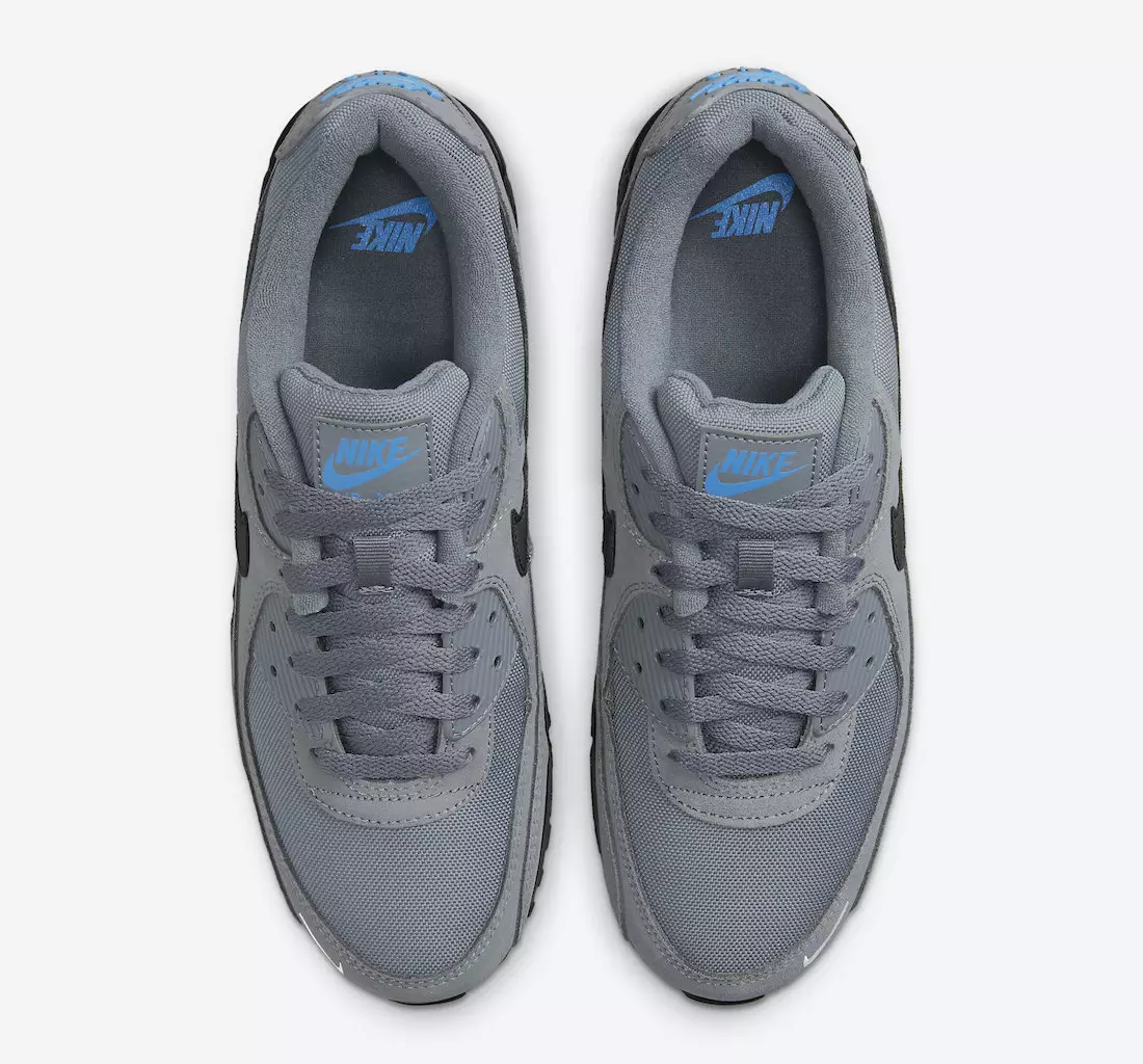 Nike Air Max 90 Griż Blu Iswed DO6706-002 Data tal-Ħruġ