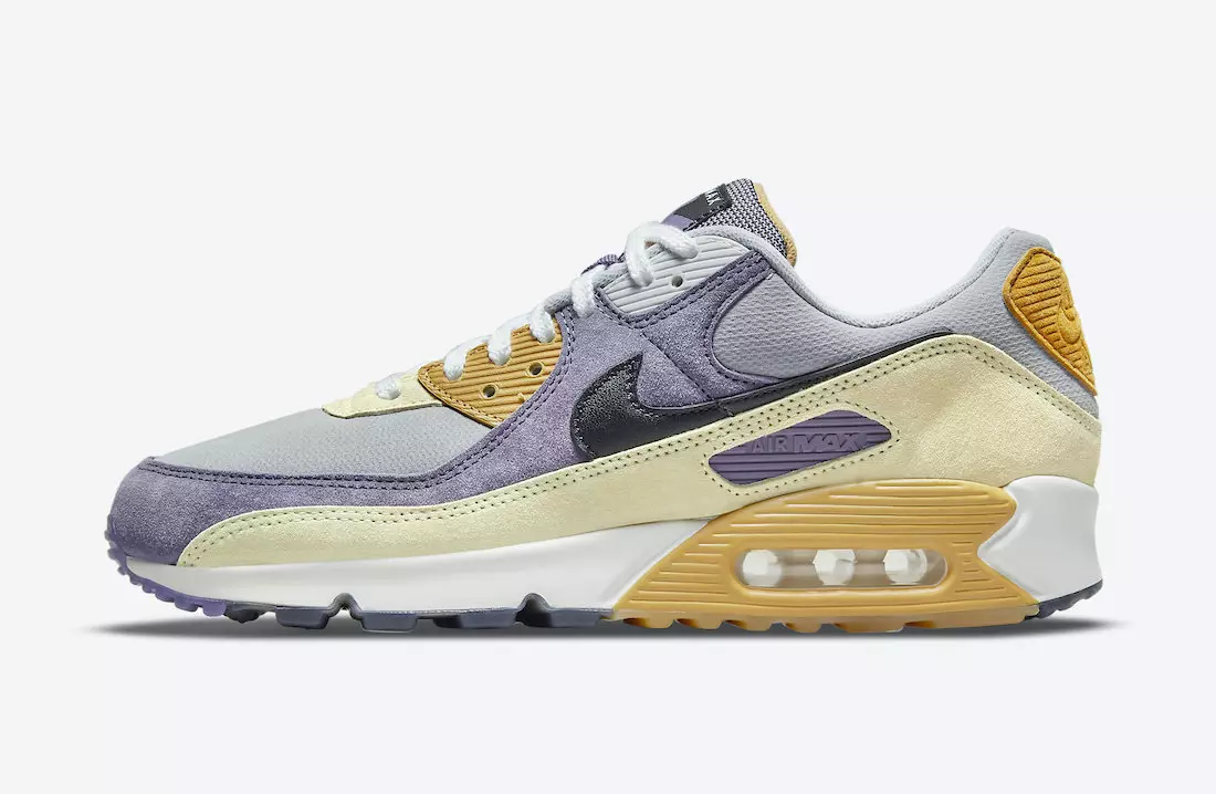 Nike Air Max 90 NRG Court Purple Lemon Drop DC6083-500 санаи барориши