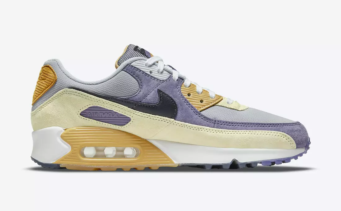 Nike Air Max 90 NRG Court Purple Lemon Drop DC6083-500 санаи барориши