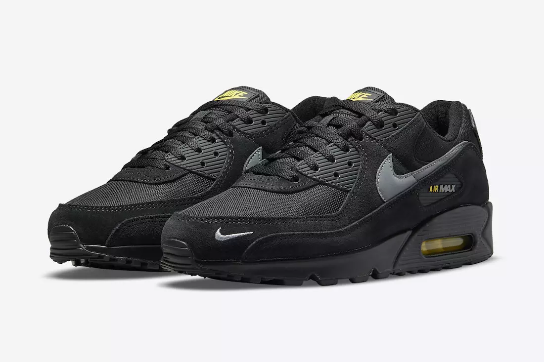 Nike Air Max 90 qora sariq DO6706-001 Chiqarilgan sana