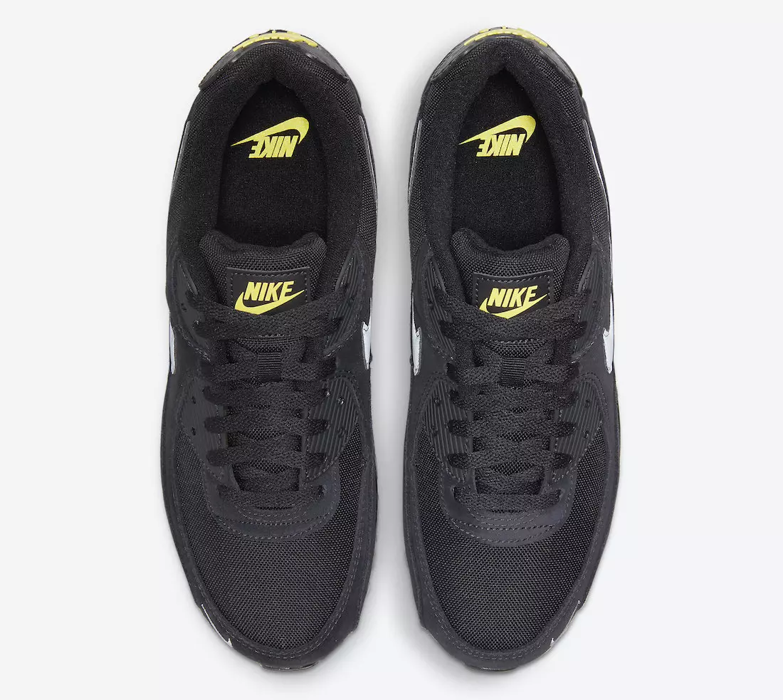 Nike Air Max 90 qora sariq DO6706-001 Chiqarilgan sana