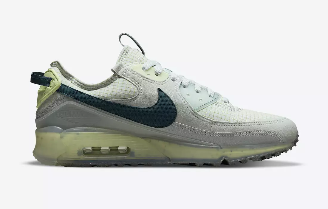 Nike Air Max 90 Terrascape сұр тұман қара көк жасыл теңіз көбігі DH2973-002 Шығарылған күні