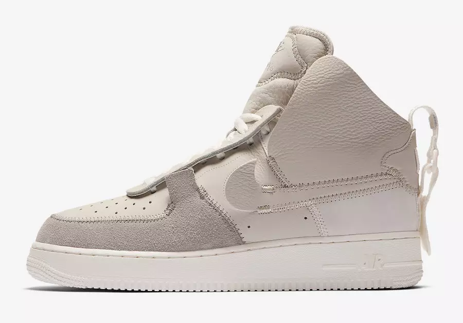 PSNY x Nike Air Force 1 High Wolf Grey Sail White AO9292-001 Tanggal Rilis