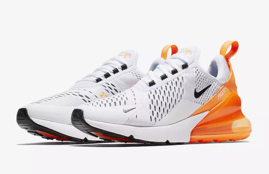 Nike Air Max 270 Biały Pomarańczowy AH6789-104