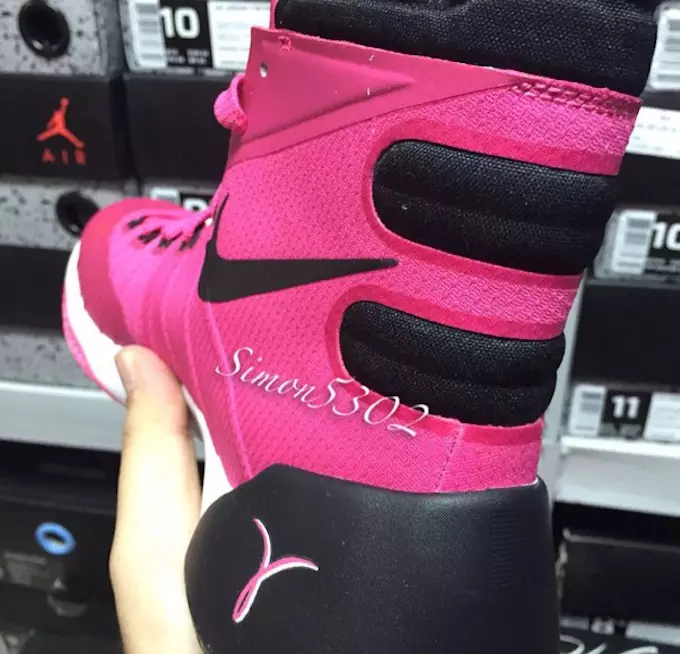 Nike Hyperdunk 2015 Pembe Göğüs Kanseri Farkındalığı Düşünün