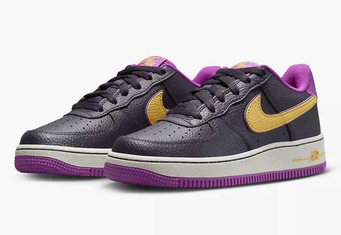 Nike Air Force 1 GS Surfaces in Lakers Colors