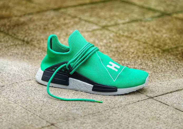 אדידס NMD HU של Pharrell בצבע ירוק בקרוב