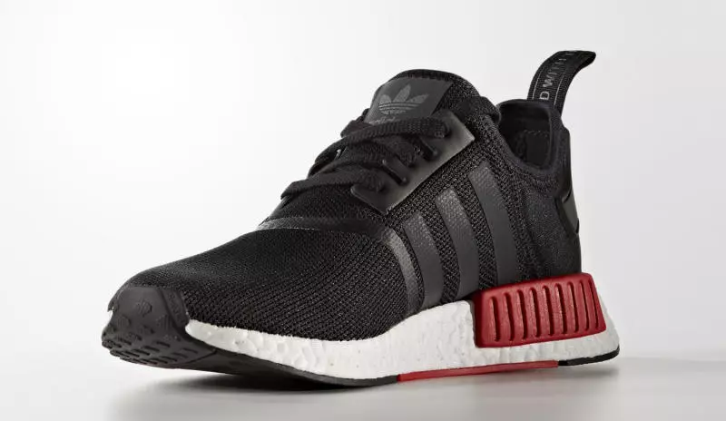 adidas NMD Nyeusi Nyeupe Nyeupe