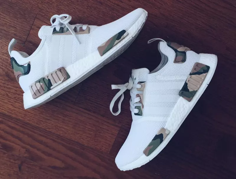 Adidas NMD White Camo Custom