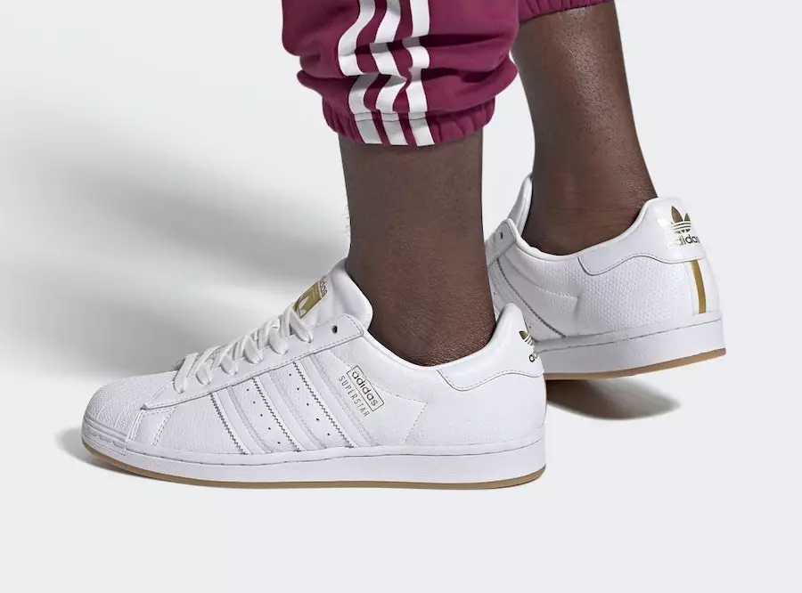 adidas Superstar Perforated White Gum FW9905 Utgivelsesdato