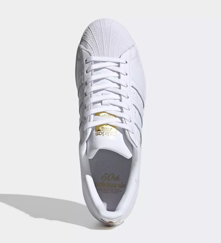 adidas Superstar Perforated White Gum FW9905 Releasedatum