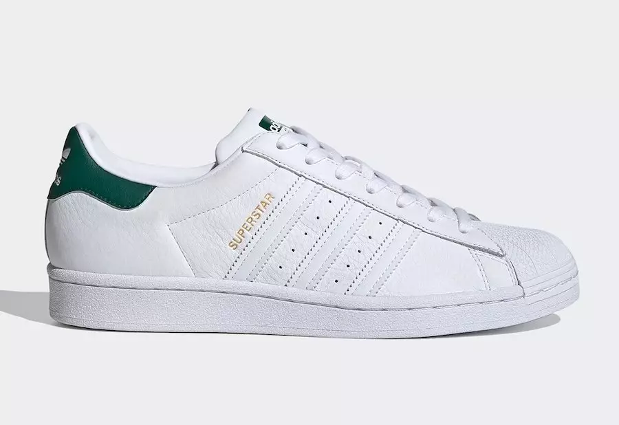 adidas Superstar White Collegiate Green FX4279 გამოშვების თარიღი