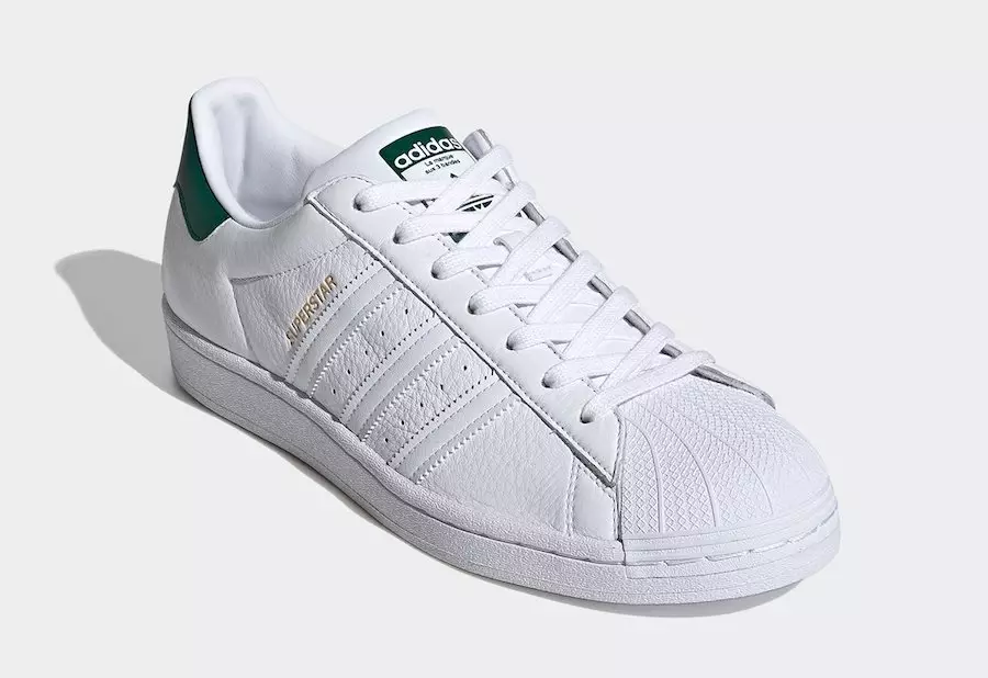 adidas Superstar White Collegiate Green FX4279 გამოშვების თარიღი