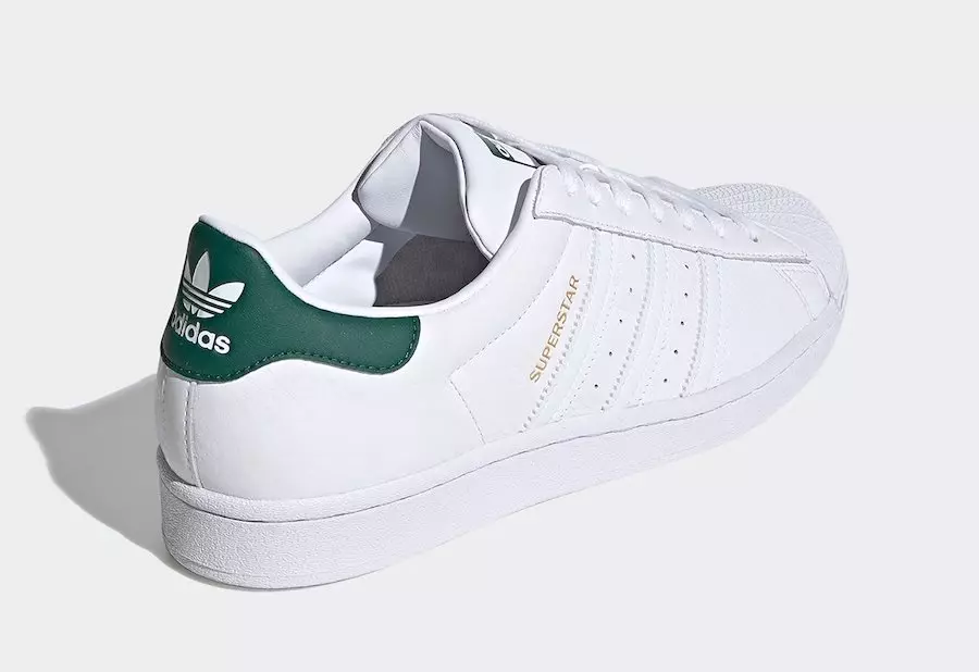 تاريخ إصدار adidas Superstar White Collegiate Green FX4279