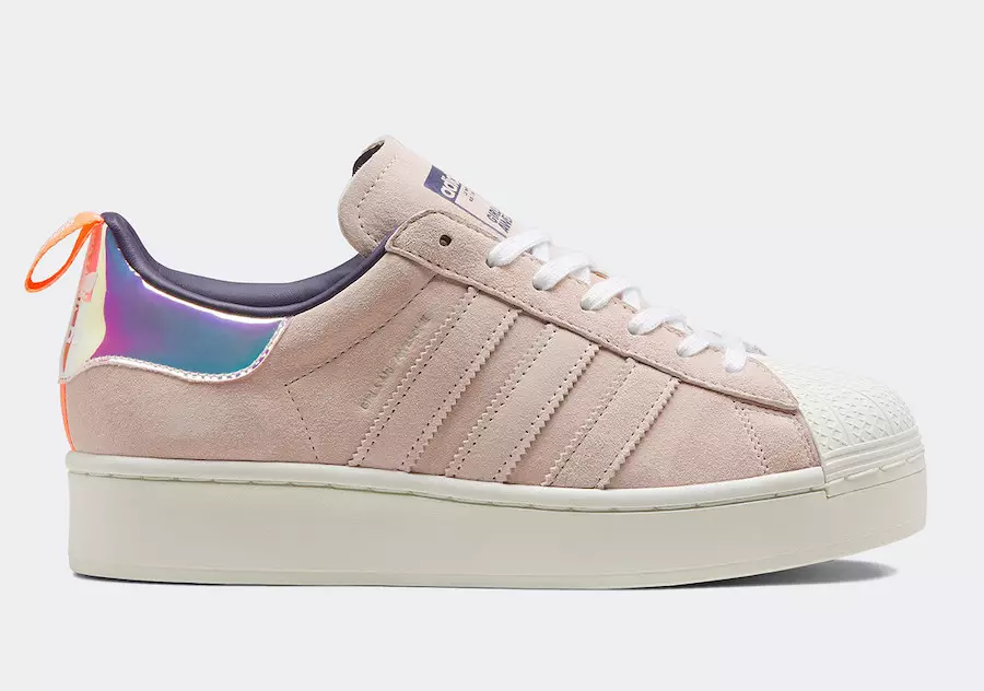 Il-bniet huma tal-biża' Data ta' Rilaxx ta' adidas Superstar