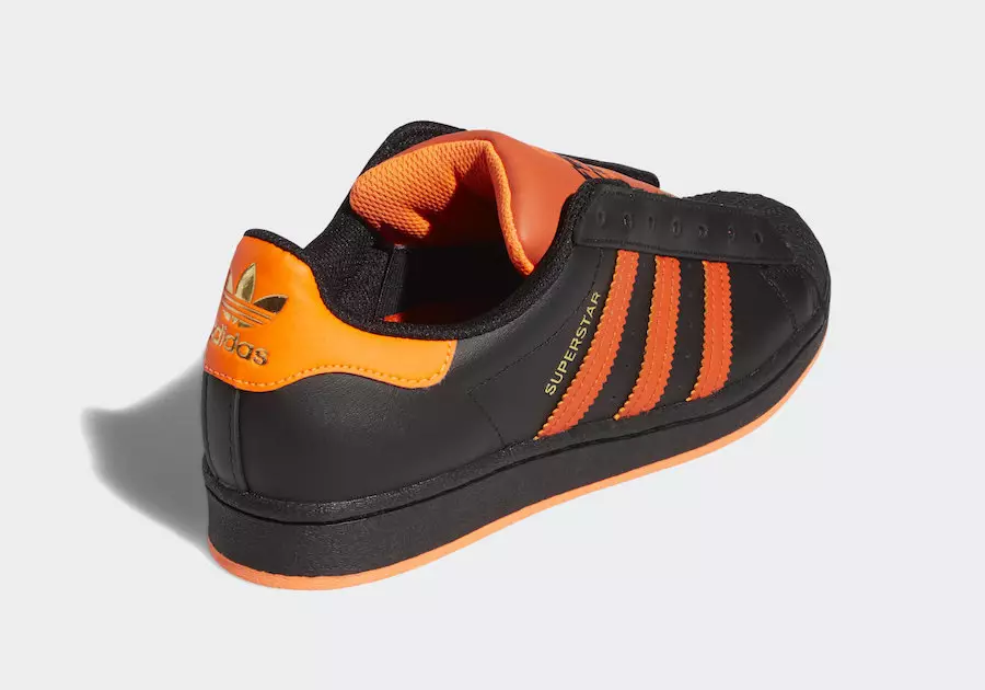 Ngày phát hành adidas Superstar Laceless Black Orange FV3021